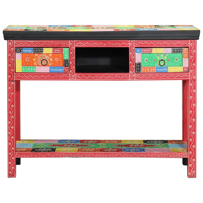 Konsolbord med skuffe Flerfarvet 100 x 30 x 77 cm