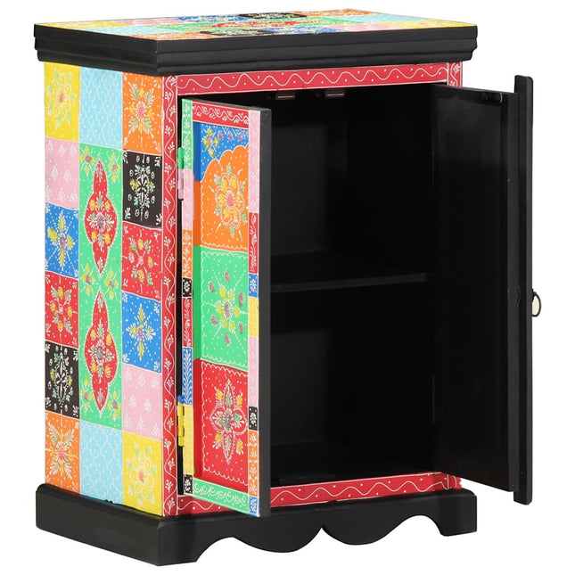 Konsolbord med hylde med opbevaring Flerfarvet 50 x 30 x 70 cm
