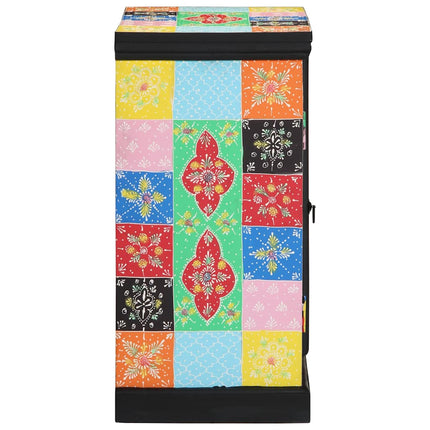 Konsolbord med hylde med opbevaring Flerfarvet 50 x 30 x 70 cm