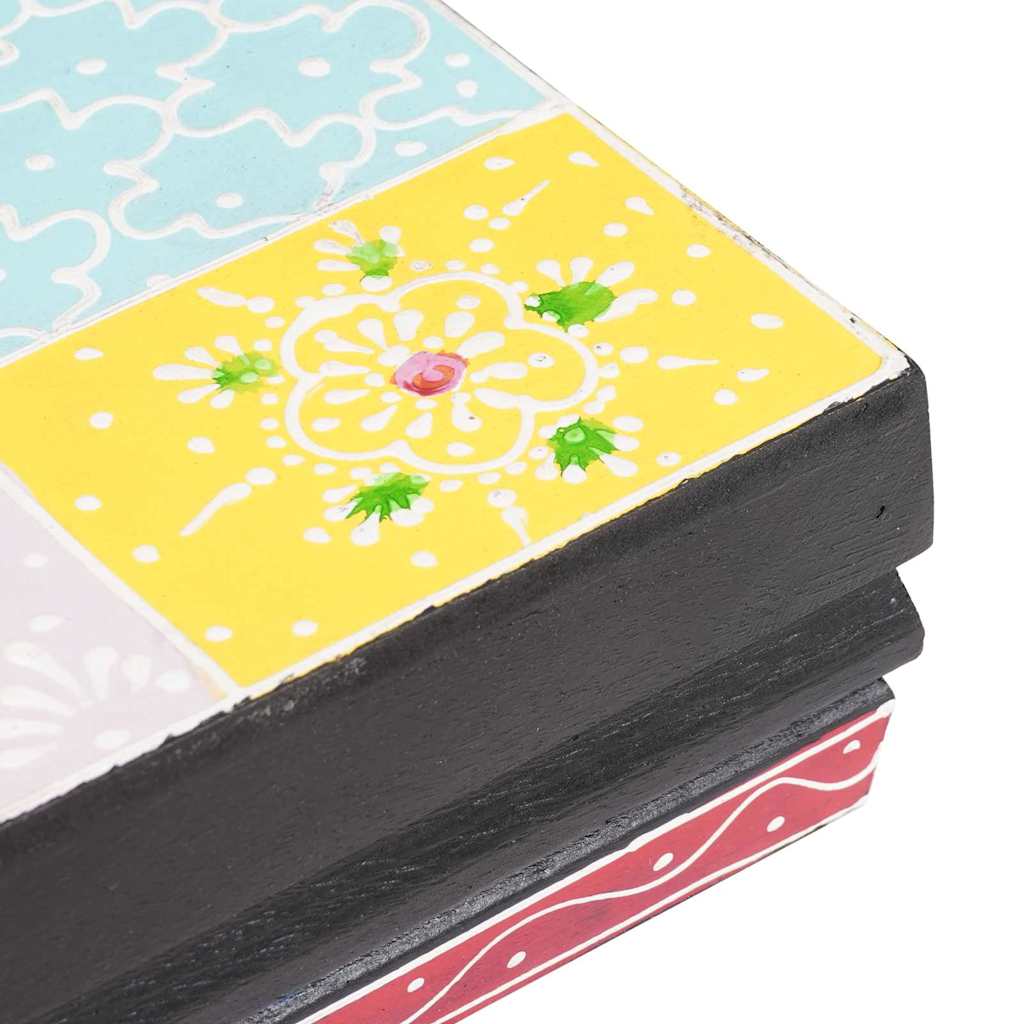 Væghylder 2 pcs Flerfarvet 40 x 20 x 6 cm Massivt mangotræ