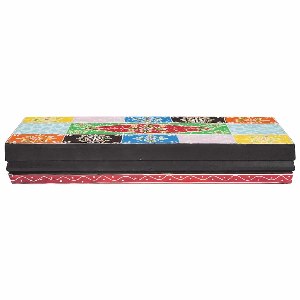 Væghylder 2 pcs Flerfarvet 40 x 20 x 6 cm Massivt mangotræ