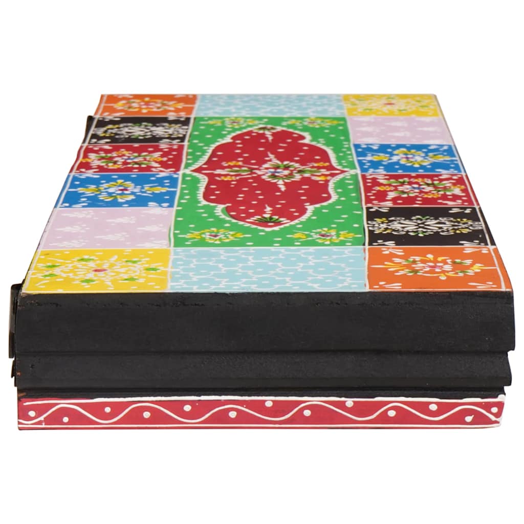 Væghylder 2 pcs Flerfarvet 60 x 20 x 6 cm Massivt mangotræ