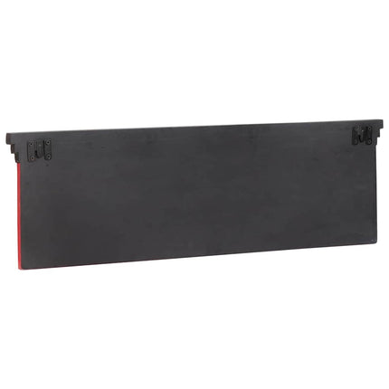 Jakkeholder Sort 80 x 25 x 2 cm Massivt mangotræ