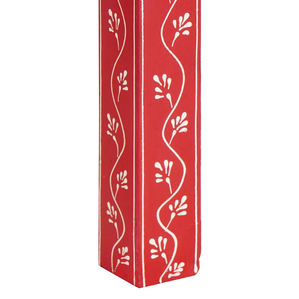 Endebord 2 pcs Flerfarvet Massivt Mango Træ og Ingeniørtræ