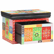 Natskab med skuffe 2 pcs Flerfarvet 40 x 30 x 28 cm