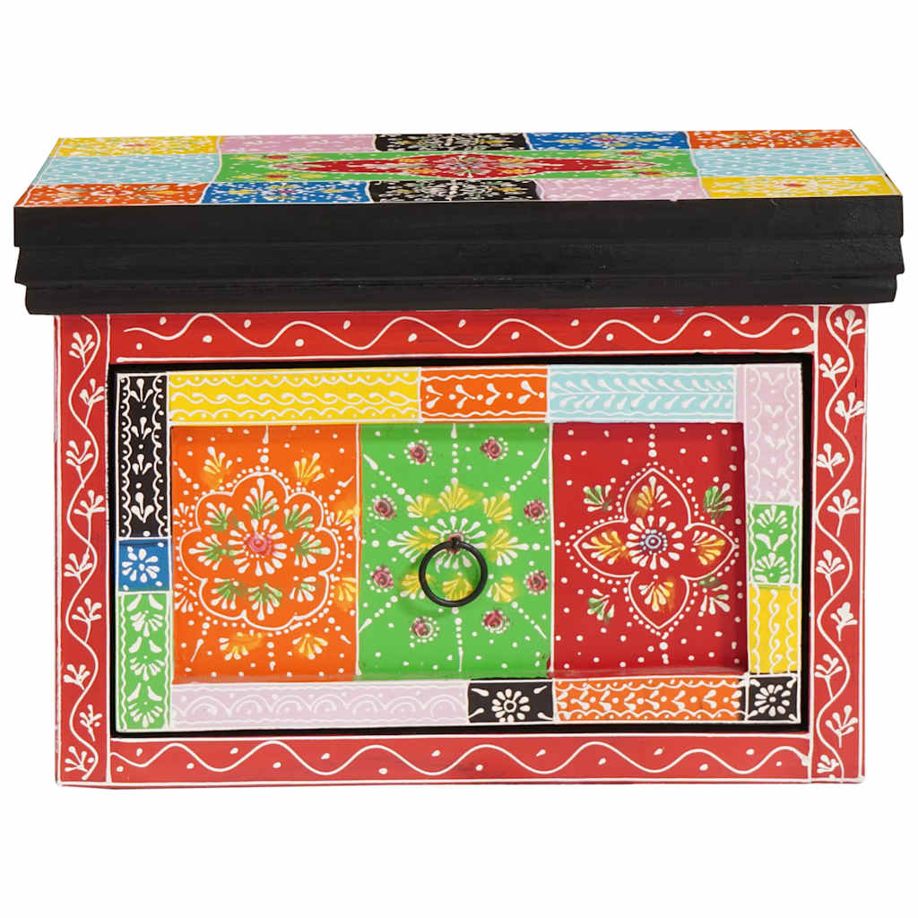 Natskab med skuffe 2 pcs Flerfarvet 40 x 30 x 28 cm