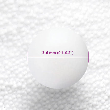 sækkestolsfyld EPS 100 L hvid 10 kg/m³