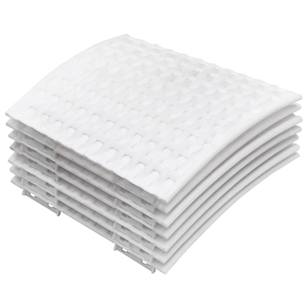 skjuler til juletræsfod Ø56x23 cm plast hvid