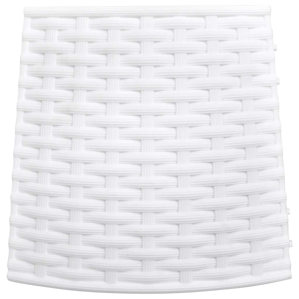 skjuler til juletræsfod Ø56x23 cm plast hvid