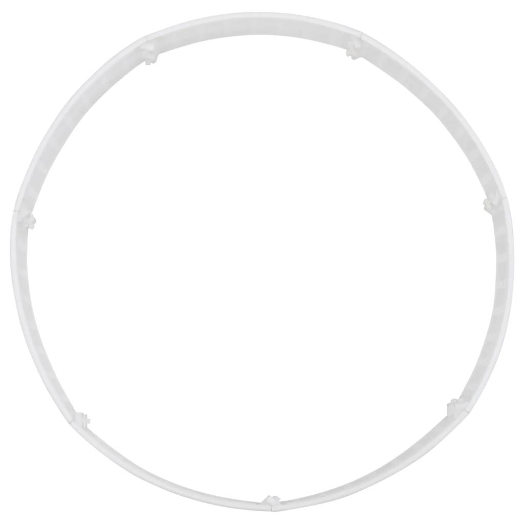 skjuler til juletræsfod Ø56x23 cm plast hvid