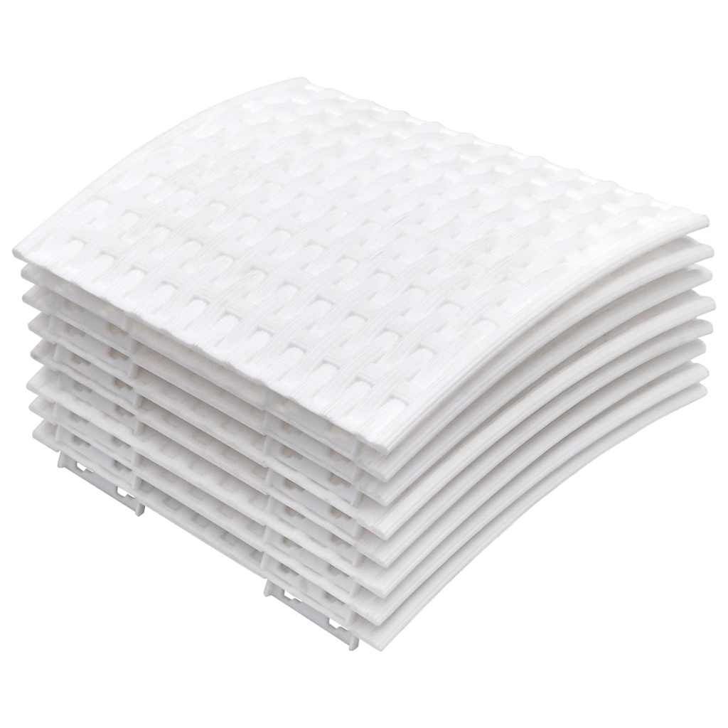 skjuler til juletræsfod Ø65x23 cm plast hvid