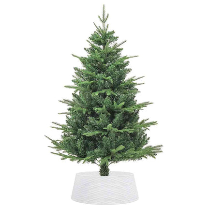 skjuler til juletræsfod Ø65x23 cm plast hvid