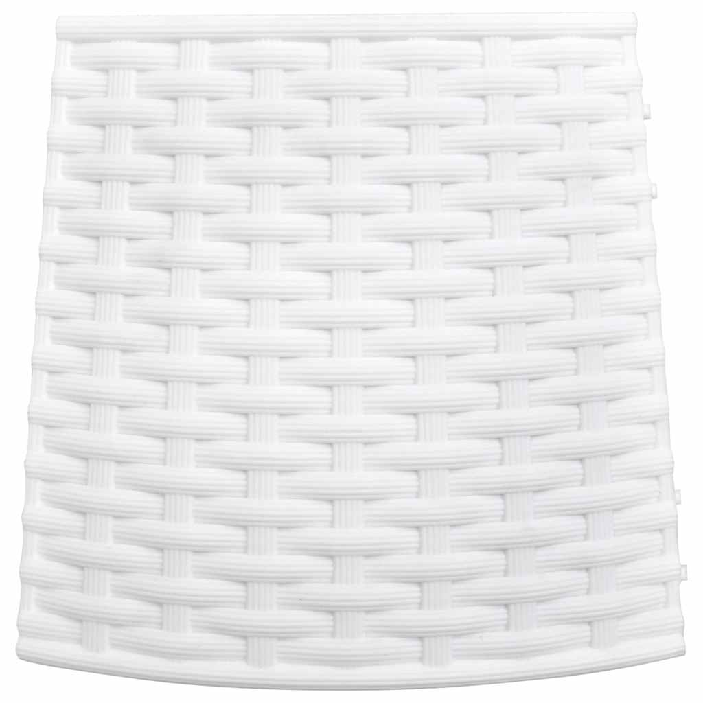 skjuler til juletræsfod Ø65x23 cm plast hvid