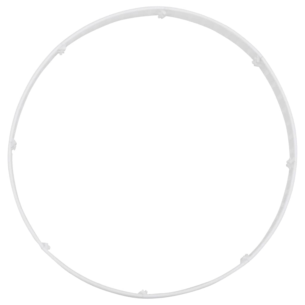 skjuler til juletræsfod Ø65x23 cm plast hvid