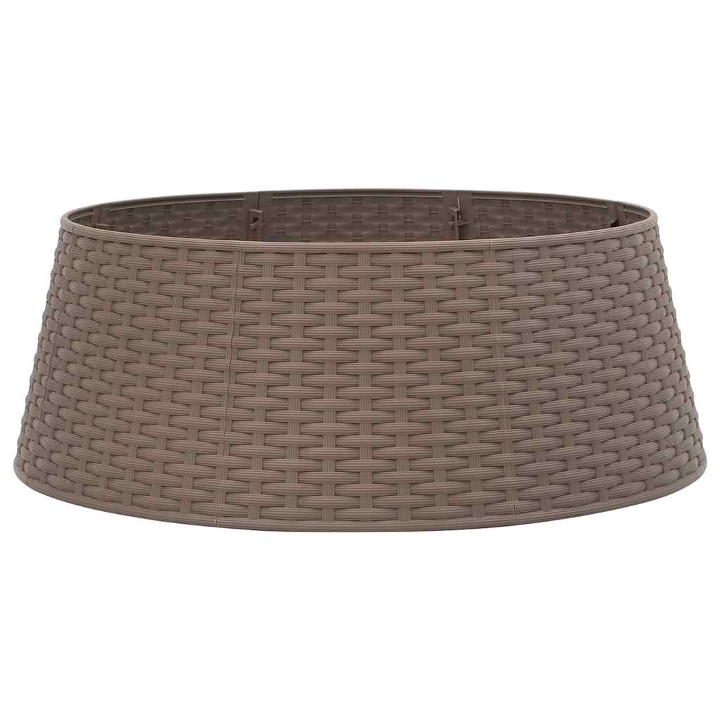 skjuler til juletræsfod Ø65x23 cm plast brun