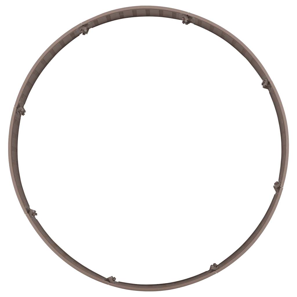 skjuler til juletræsfod Ø65x23 cm plast brun