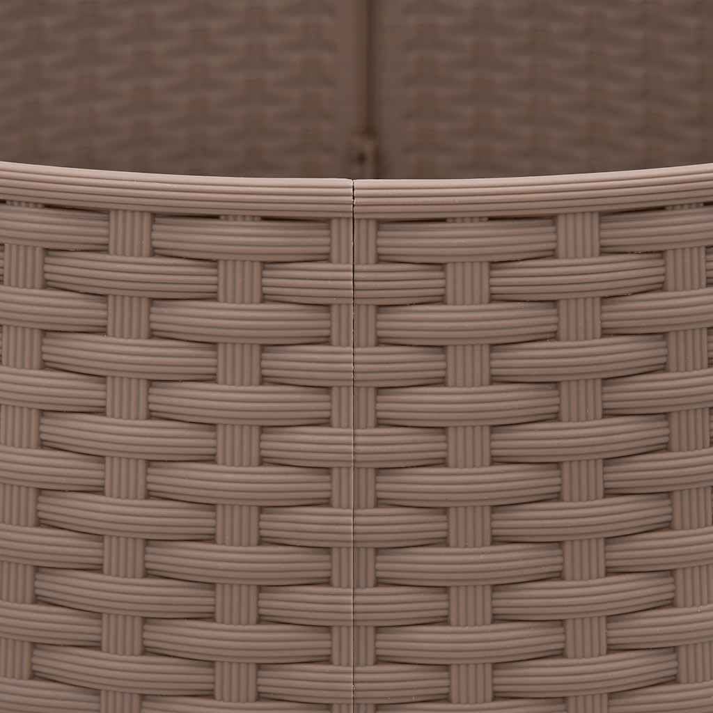 skjuler til juletræsfod Ø65x23 cm plast brun