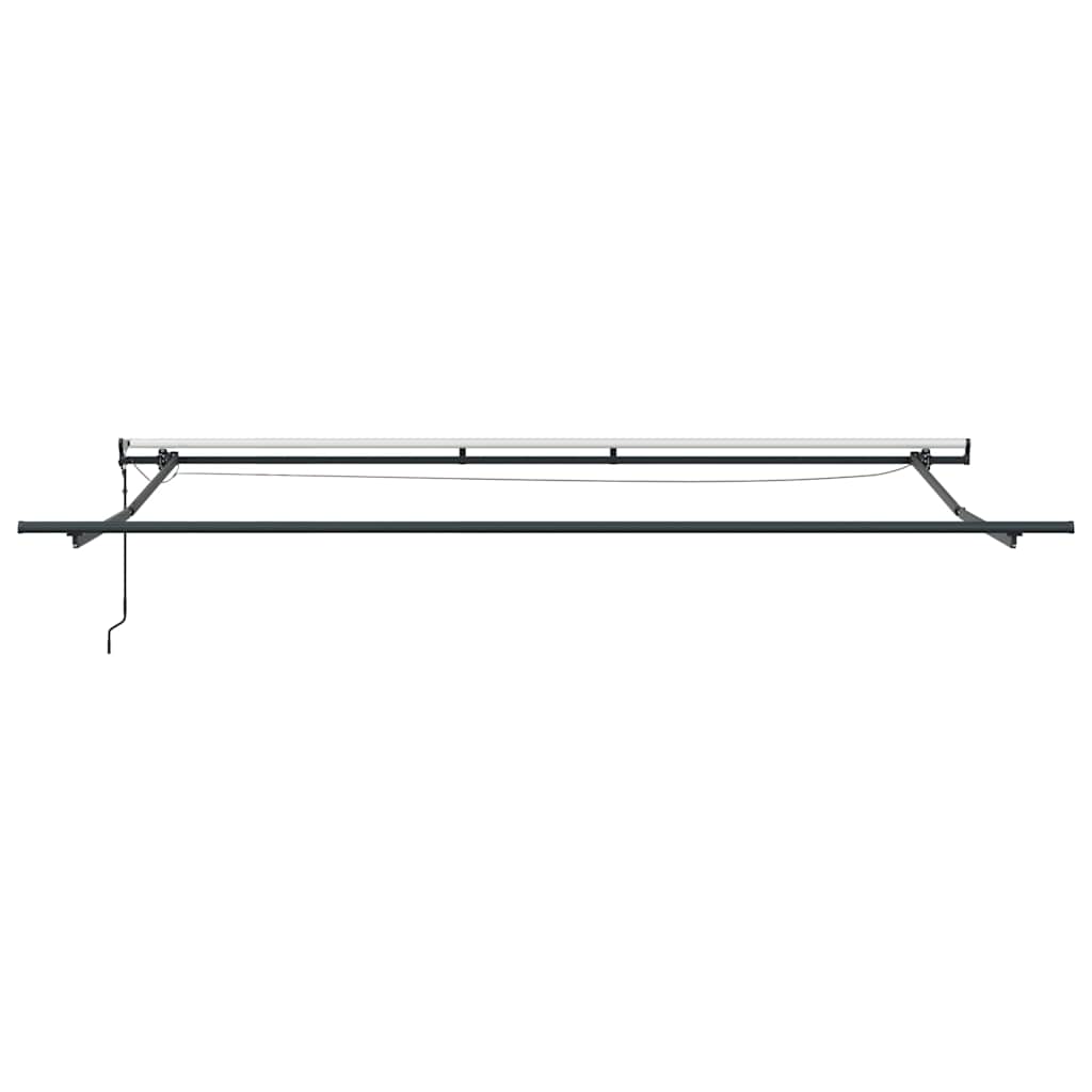 markise med LED-lys 400x300 cm automatisk betjening bordeaux