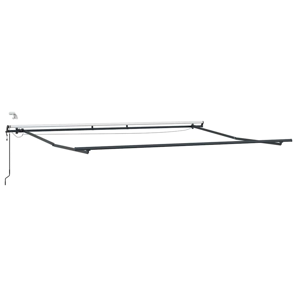 markise med LED-lys 500x300 cm automatisk betjening bordeaux