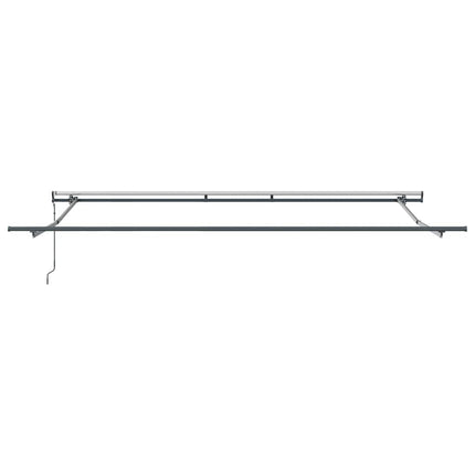 markise 400x300 cm automatisk betjening brun