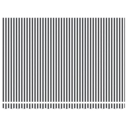 markise m. LED 450x300 cm automatisk betjening antracitgrå hvid