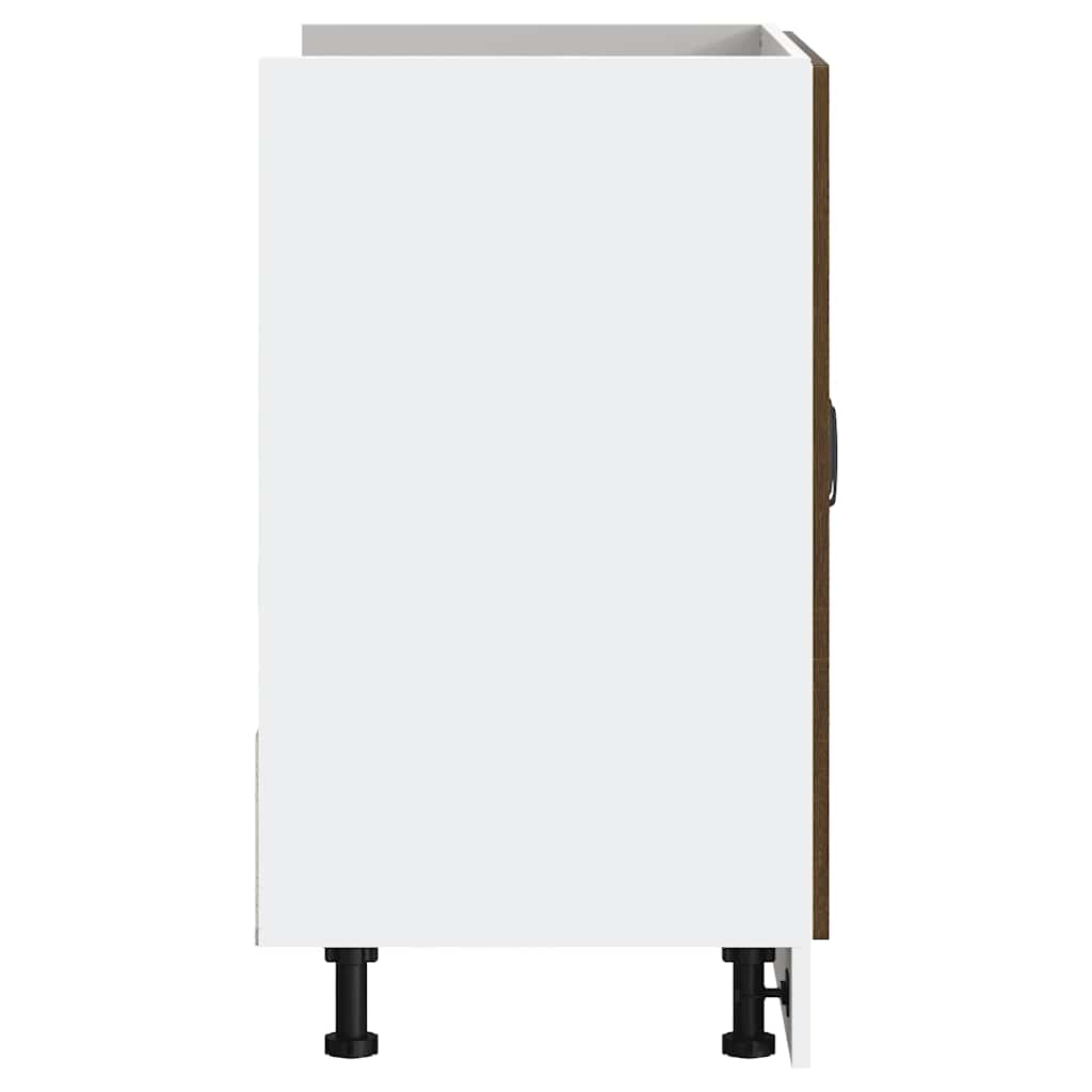 underskab til vask Kalmar 80x46x81,5 cm konstrueret træ brun eg