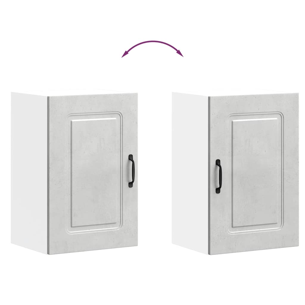 køkkenvægskab Kalmar konstrueret konstrueret træ beton grå