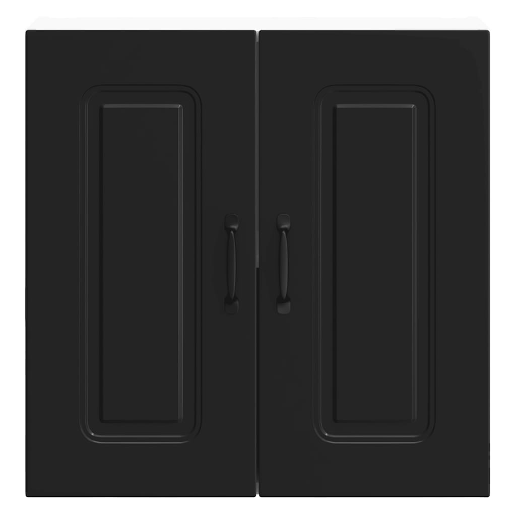 køkkenvægskab Kalmar konstrueret træ sort