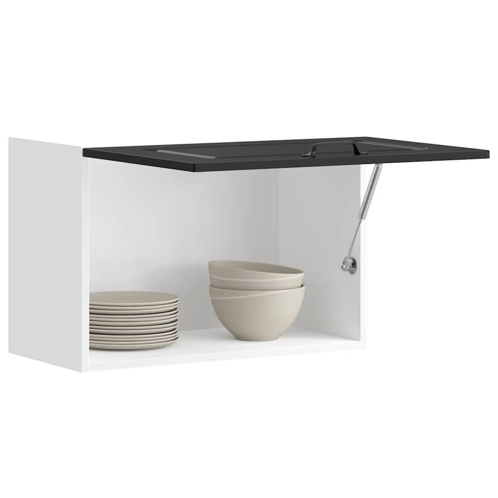 køkkenvægskab Kalmar konstrueret træ sort