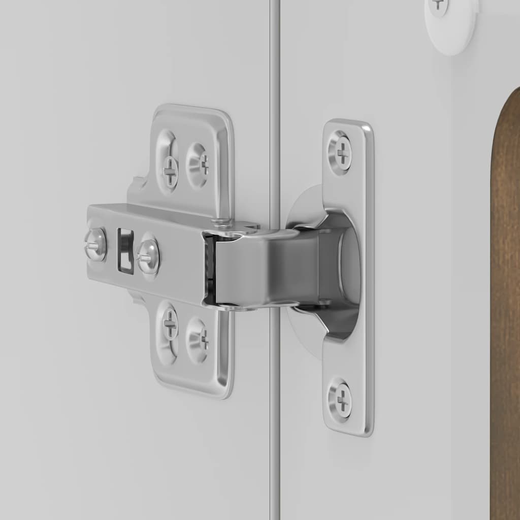 køkkenvægskab med vitrinelåge "Kalmar" røget eg konstrueret træ