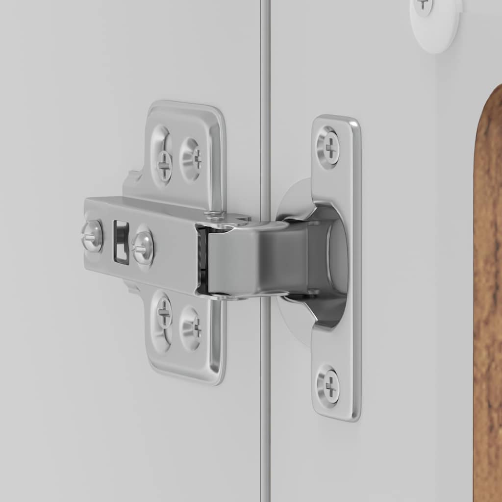 køkkenvægskab med glasdør Kalmar konstrueret træ antikt træ