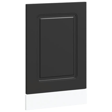 låge til opvaskemaskine Kalmar 45x1,5x57cm konstrueret træ sort