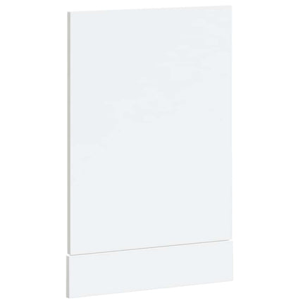 låge til opvaskemaskine Kalmar 45x1,5x57 cm hvid højglans