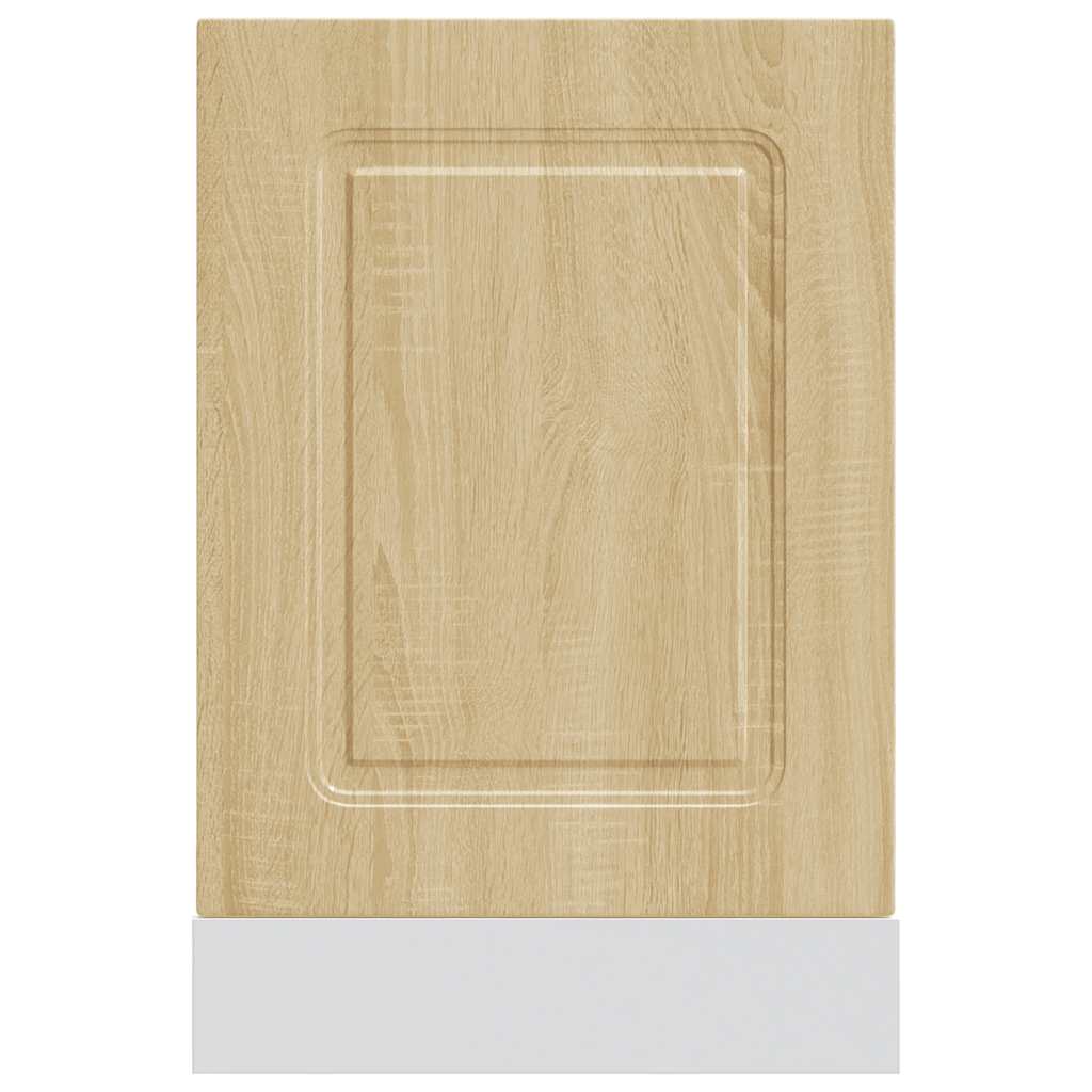 låge til opvaskemaskine Kalmar 45x1,5x57 cm sonoma-eg