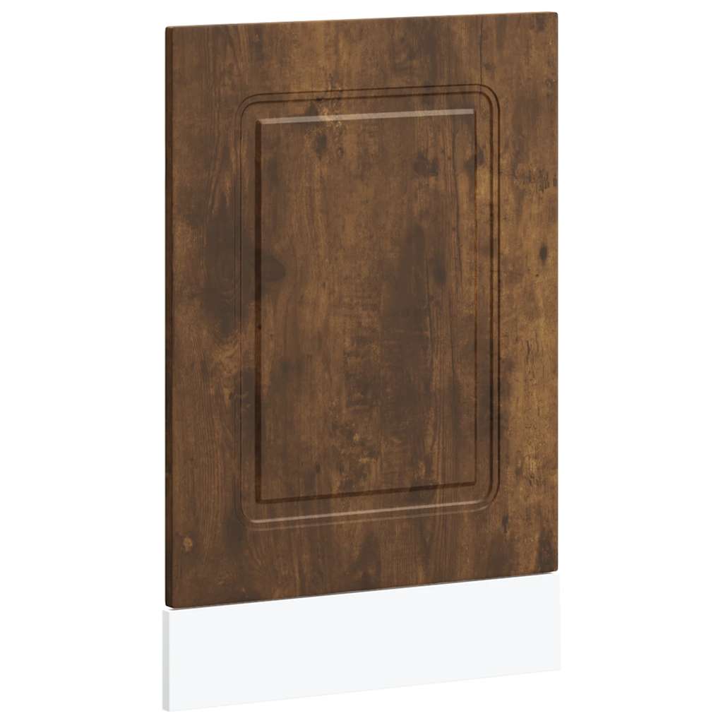 låge til opvaskemaskine Kalmar 45x1,5x57 cm røget egetræsfarve