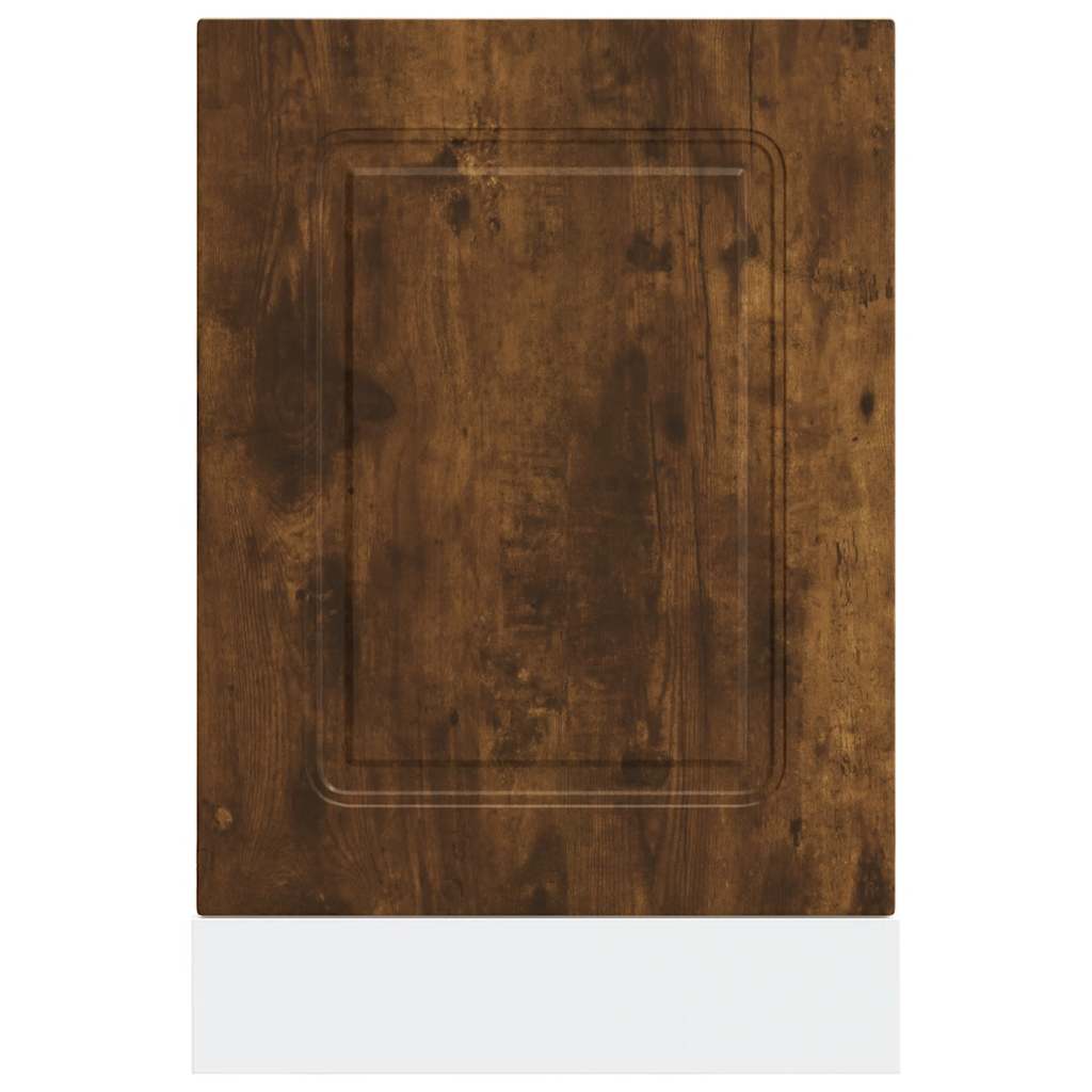 låge til opvaskemaskine Kalmar 45x1,5x57 cm røget egetræsfarve