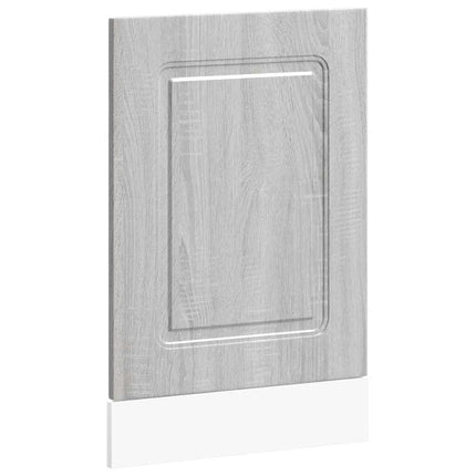 låge til opvaskemaskine Kalmar 45x1,5x57 cm grå sonoma-eg