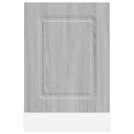 låge til opvaskemaskine Kalmar 45x1,5x57 cm grå sonoma-eg