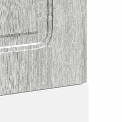 låge til opvaskemaskine Kalmar 45x1,5x57 cm grå sonoma-eg