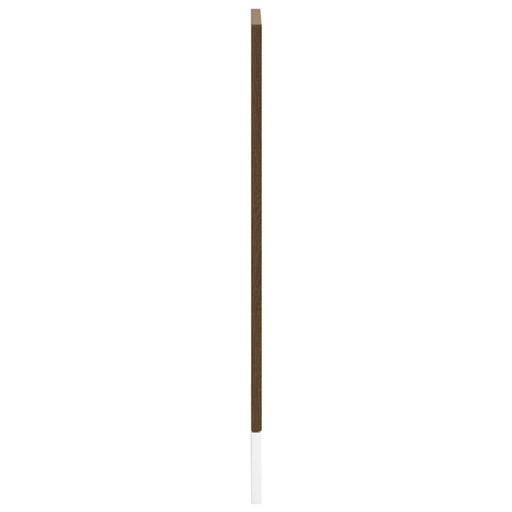 låge til opvaskemaskine Kalmar 45x1,5x57 cm brun egetræsfarve