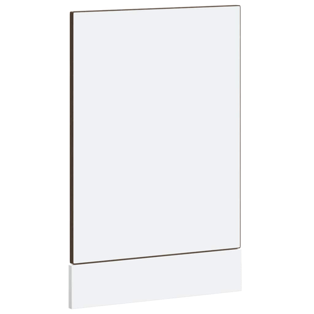 låge til opvaskemaskine Kalmar 45x1,5x57 cm brun egetræsfarve