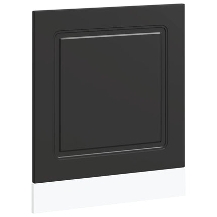 låge til opvaskemaskine Kalmar 60x1,5x57cm konstrueret træ sort