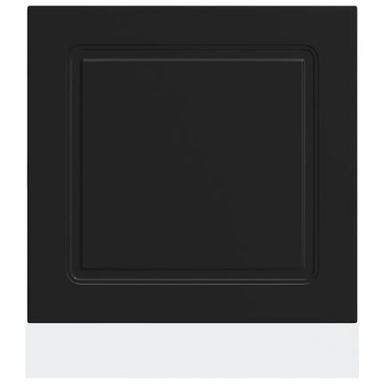 låge til opvaskemaskine Kalmar 60x1,5x57cm konstrueret træ sort