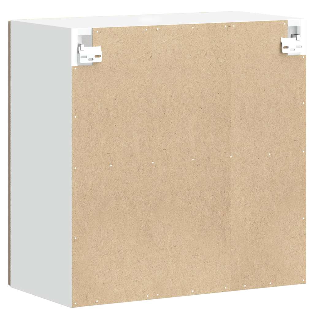 køkkenvægskab med vitrinelåge "Kalmar" Sonoma eg konstrueret træ