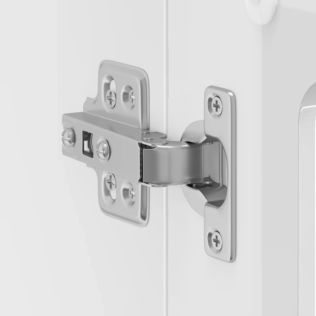 Køkkenvægskab med glasdør Lucca hvid højglans