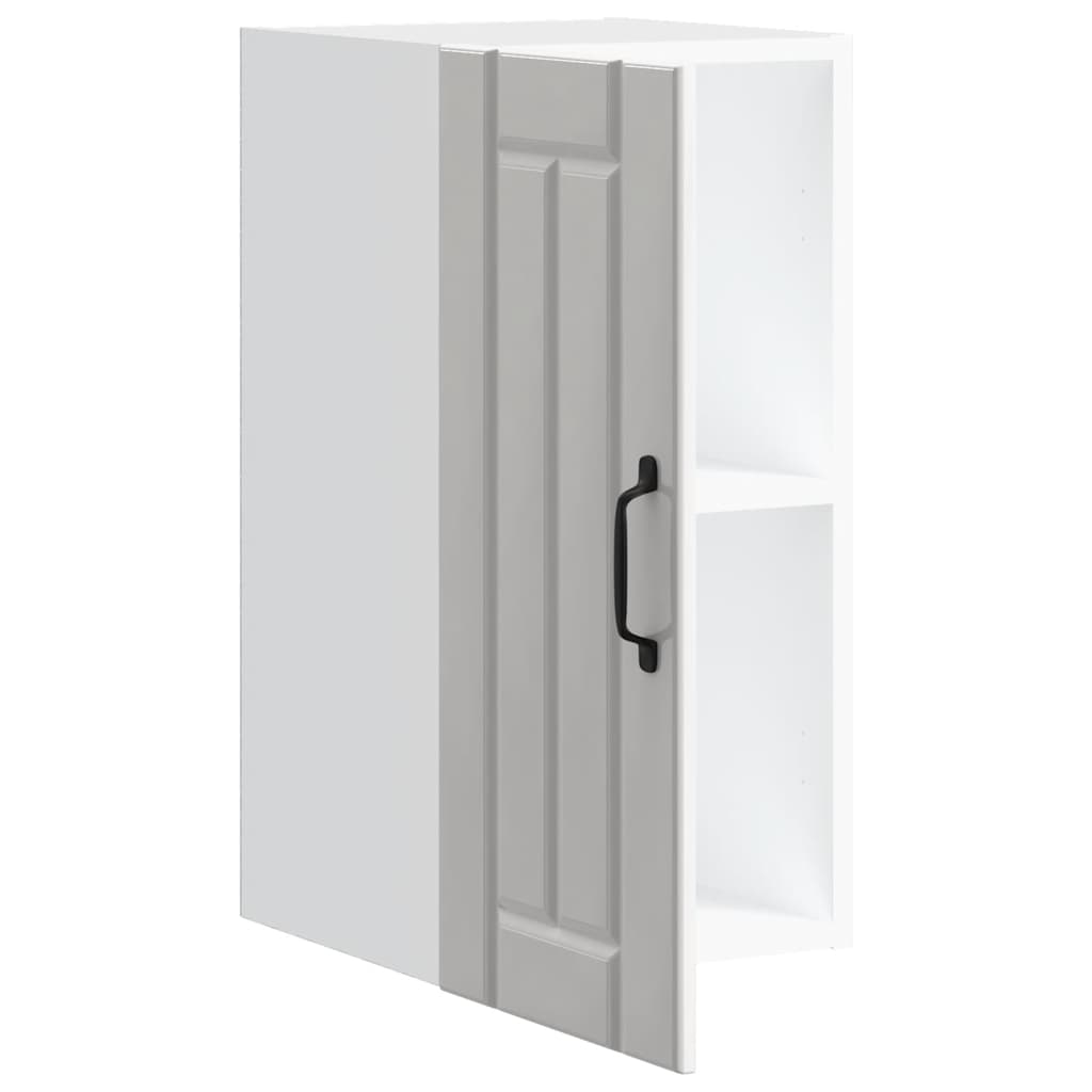 køkkenvægskab Lucca hvid højglans konstrueret træ