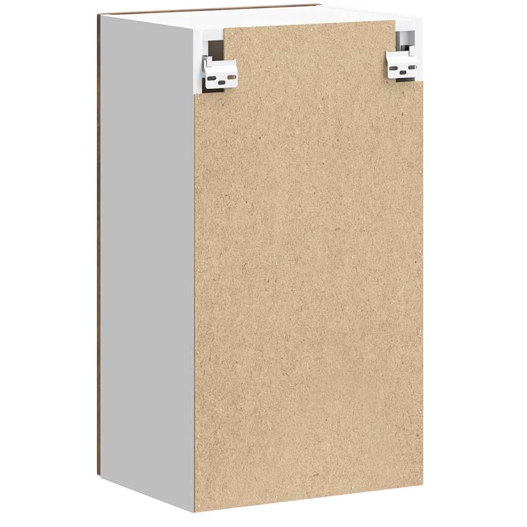 køkkenvægskab Lucca røget egetræsfarve konstrueret træ