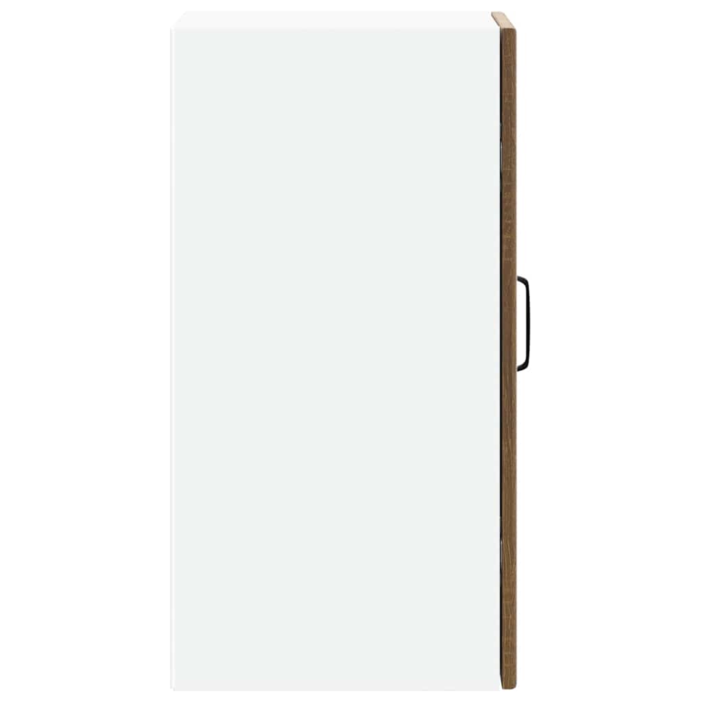 køkkenvægskab Lucca brun egetræsfarve konstrueret træ