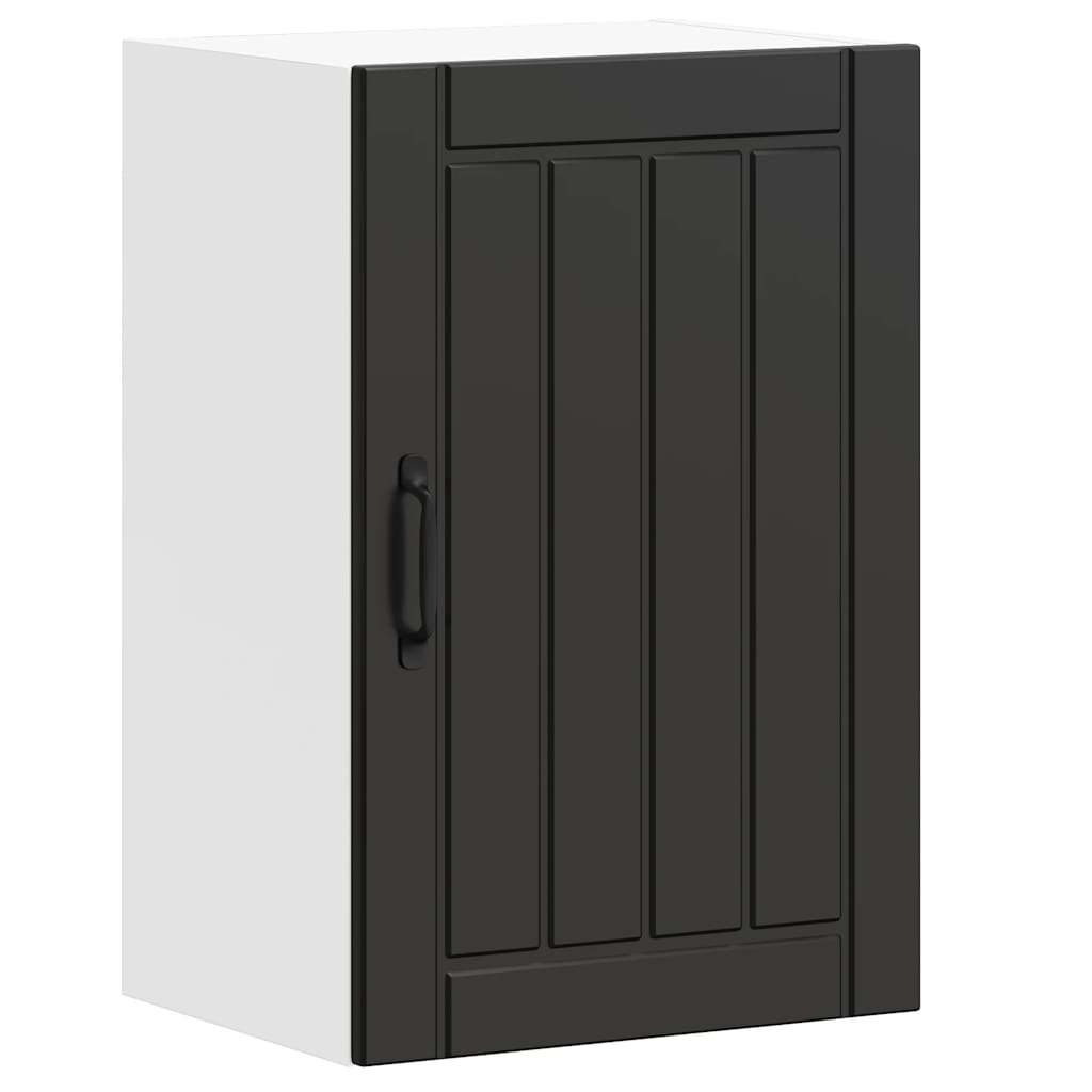 køkkenvægskab Lucca sort konstrueret træ