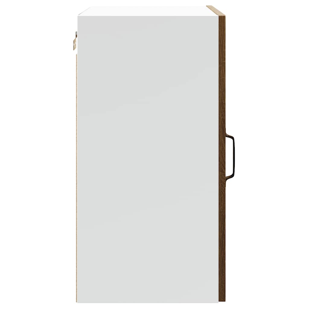 køkkenvægskab Lucca brun egetræsfarve konstrueret træ